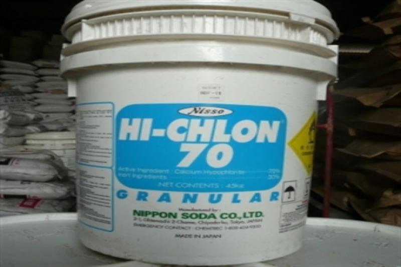 CHLORINE NIPPON SODA 70% – CALCIUM HYPOCHLORIDE